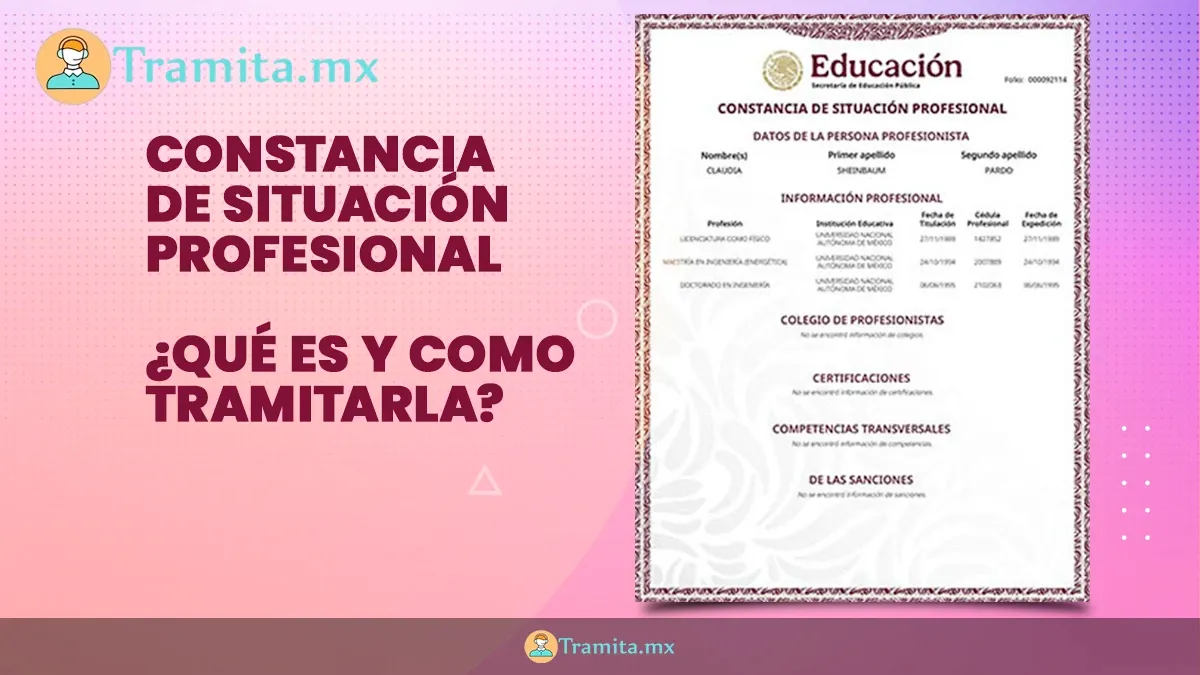 Constancia de Situación Profesional SEP 2026: Cómo Descargarla Gratis